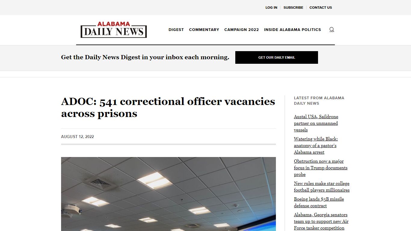 ADOC: 541 correctional officer vacancies across prisons